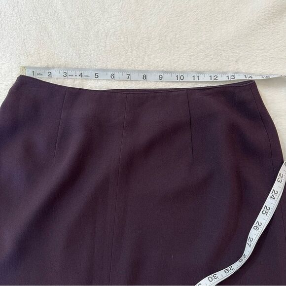 Jones New York Essentials Women's 10 Petite Pencil Skirt Eggplant Purple Career - Picture 6 of 7